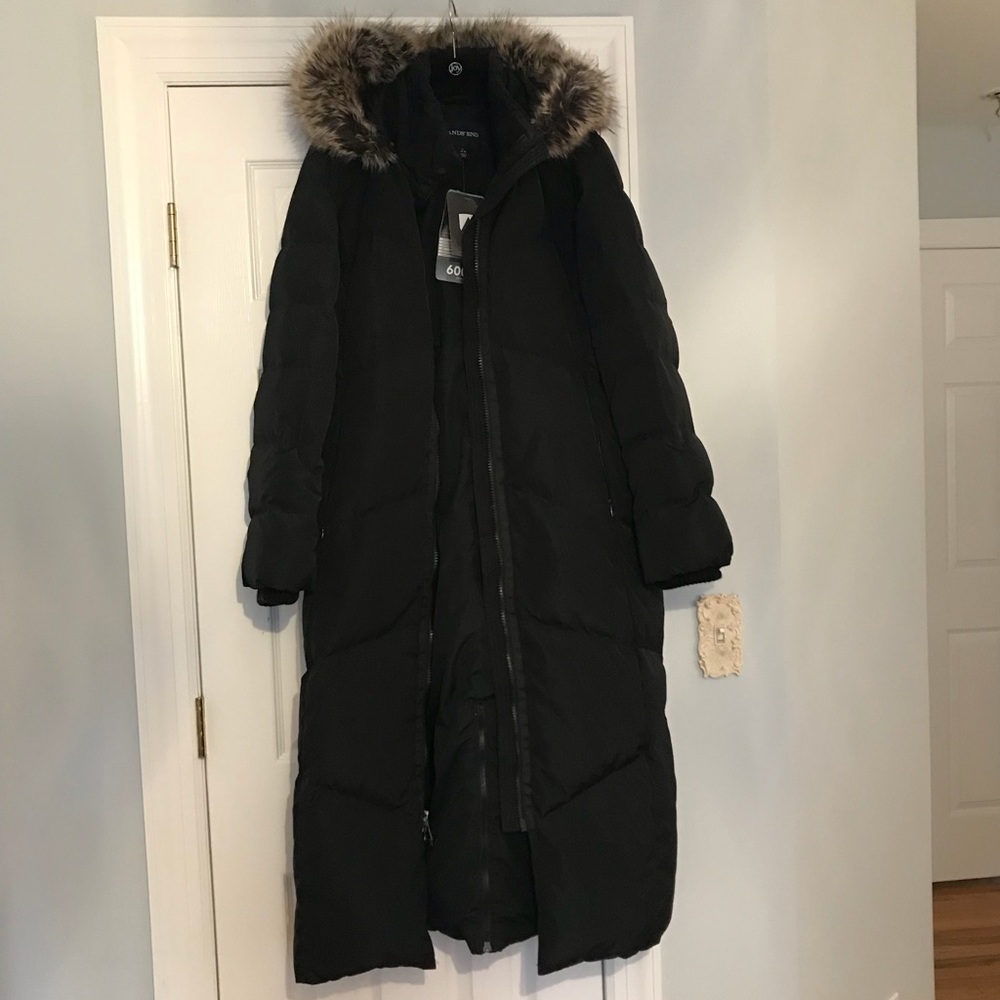 Lands End Premium Down Puffer Coat